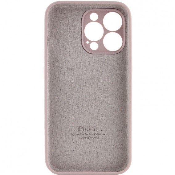 Чехол для Apple iPhone 14 Pro (6.1"") - Silicone Case Full Camera Protective (AA) Серый / Lavender