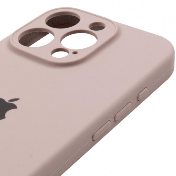 Чохол Silicone Case Full Camera Protective (AA) для Apple iPhone 14 Pro (6.1") Сірий / Lavender