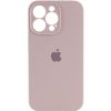 Чохол Silicone Case Full Camera Protective (AA) для Apple iPhone 14 Pro (6.1") Сірий / Lavender