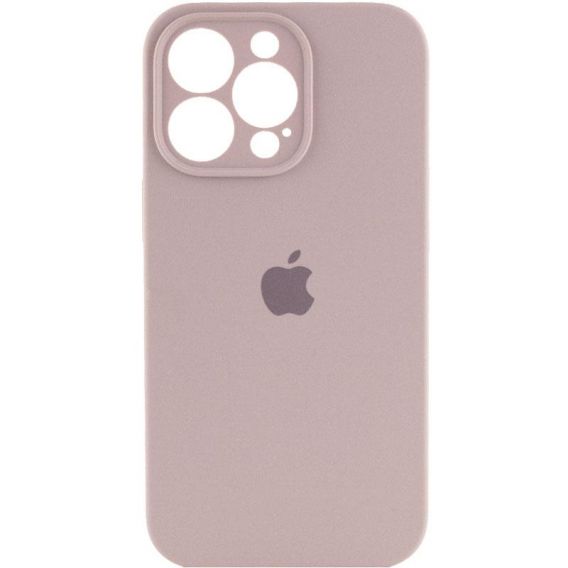 Чохол Silicone Case Full Camera Protective (AA) для Apple iPhone 14 Pro (6.1") Сірий / Lavender