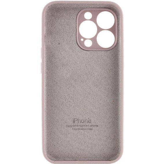 Чохол Silicone Case Full Camera Protective (AA) для Apple iPhone 14 Pro (6.1") Сірий / Lavender