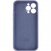 Чехол для Apple iPhone 14 Pro (6.1"") - Silicone Case Full Camera Protective (AA) Серый / Lavender Gray