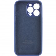 Чехол для Apple iPhone 14 Pro (6.1"") - Silicone Case Full Camera Protective (AA) Синий / Deep navy