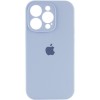 Чехол для Apple iPhone 14 Pro Max (6.7"") - Silicone Case Full Camera Protective (AA) Голубой / Lilac Blue