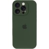 Чохол Silicone Case Full Camera Protective (AA) для Apple iPhone 14 Pro Max (6.7") Зелений / Cyprus Green