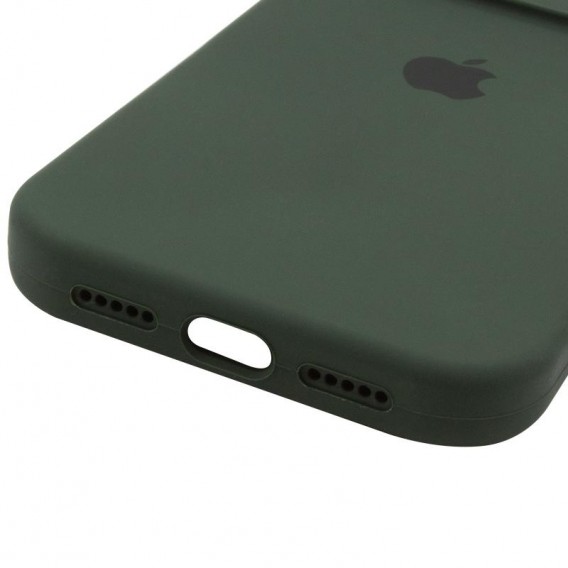 Чохол Silicone Case Full Camera Protective (AA) для Apple iPhone 14 Pro Max (6.7") Зелений / Cyprus Green
