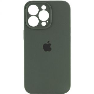 Чехол для iPhone 14 Pro Max Silicone Case Full Protective (Cyprus Green)