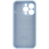 Чехол для Apple iPhone 14 Pro Max (6.7"") - Silicone Case Full Camera Protective (AA) Голубой / Sweet Blue