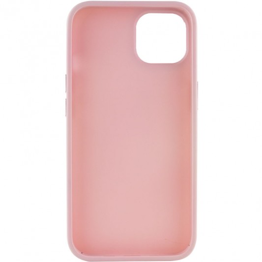 TPU чохол Bonbon Metal Style для Apple iPhone 14 (6.1") Рожевий / Light pink - зображення 3 
