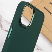 TPU чохол для Apple iPhone 14 (6.1"") - Bonbon Metal Style Зелений / Pine green
