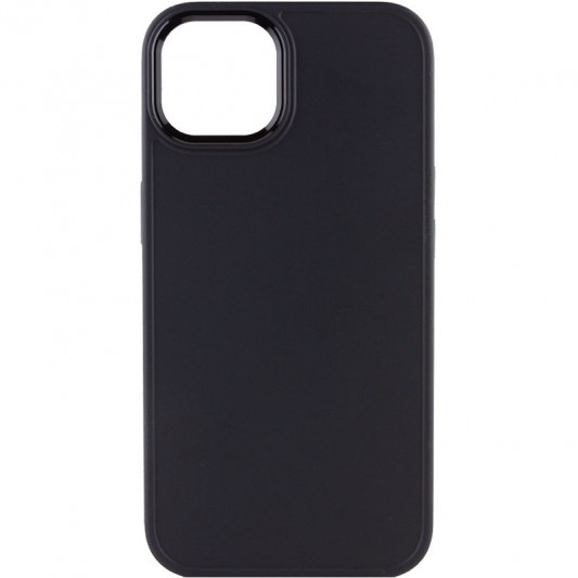 TPU чохол Bonbon Metal Style для Apple iPhone 14 (6.1") Чорний / Black - зображення 1 