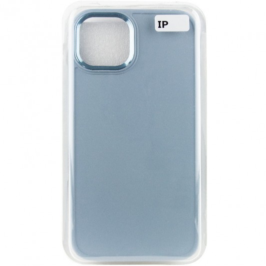 TPU чохол Bonbon Metal Style для Apple iPhone 14 (6.1") Блакитний / Mist blue - зображення 5 