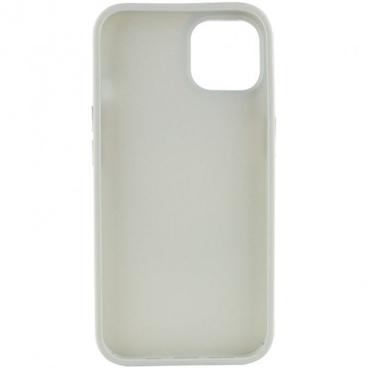 TPU чохол Bonbon Metal Style для Apple iPhone 14 (6.1") Білий / White - зображення 2 