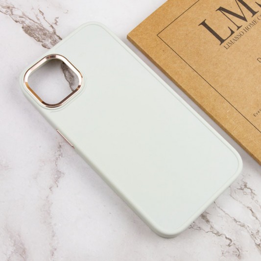 TPU чохол Bonbon Metal Style для Apple iPhone 14 (6.1") Білий / White - зображення 3 