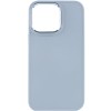 TPU чохол для Apple iPhone 14 Pro Max (6.7"") - Bonbon Metal Style Блакитний / Mist blue