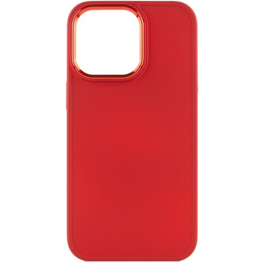 TPU чохол Bonbon Metal Style для Apple iPhone 14 Pro Max (6.7") Червоний / Red - зображення 1 