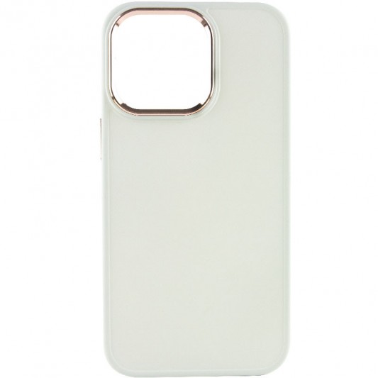 TPU чехол Bonbon Metal Style для Apple iPhone 14 Pro (6.1") Белый / White - изображение 1