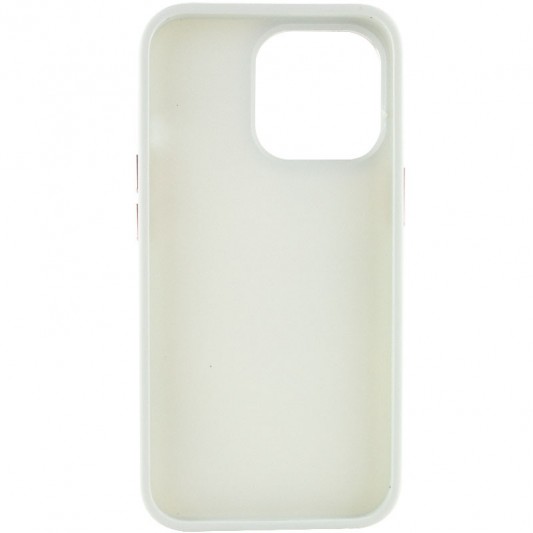 TPU чехол Bonbon Metal Style для Apple iPhone 14 Pro (6.1") Белый / White - изображение 2