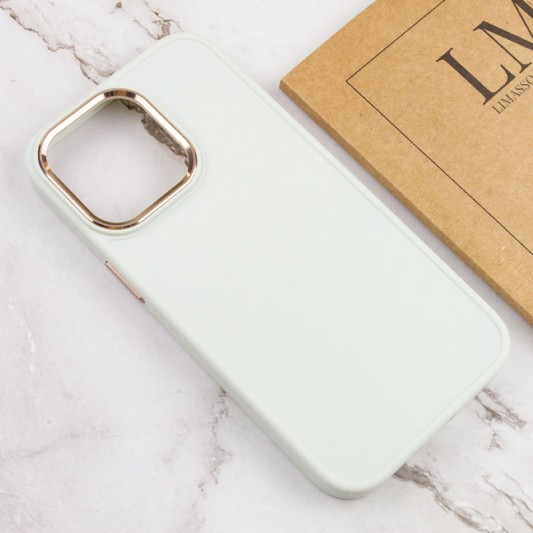 TPU чехол Bonbon Metal Style для Apple iPhone 14 Pro (6.1") Белый / White - изображение 3