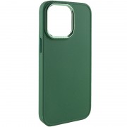 TPU чехол Bonbon Metal Style для Apple iPhone 14 Pro (6.1") Зеленый / Army green
