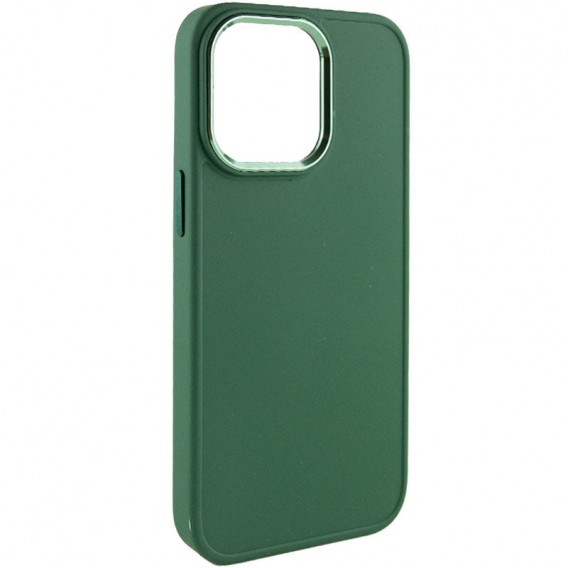 TPU чохол для Apple iPhone 14 Pro (6.1"") - Bonbon Metal Style Зелений / Army green