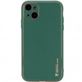 Шкіряний чохол Xshield для Apple iPhone 14 (6.1") Зелений / Army green Шкіряний чохол Xshield для Apple iPhone 14 (6.1") Зелений / Army green