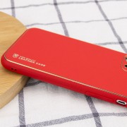 Кожаный чехол для Apple iPhone 14 (6.1"") - Xshield Красный / Red