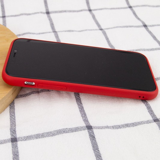 Кожаный чехол Xshield для Apple iPhone 14 (6.1") Красный / Red - изображение 3