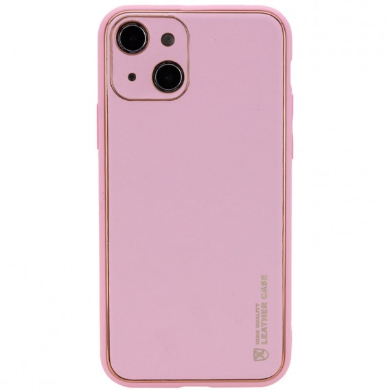 Шкіряний чохол для Apple iPhone 14 (6.1"") - Xshield Рожевий / Pink