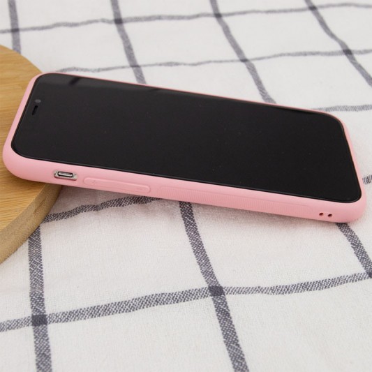 Кожаный чехол Xshield для Apple iPhone 14 (6.1") Розовый / Pink - изображение 3