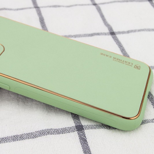 Кожаный чехол Xshield для Apple iPhone 14 Pro Max (6.7") Зеленый / Pistachio - изображение 1