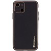 Кожаный чехол для Apple iPhone 14 Plus (6.7"") - Xshield Черный / Black