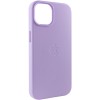 Шкіряний чохол для Apple iPhone 14 (6.1"") - Leather Case (AA Plus) with MagSafe Elegant fial