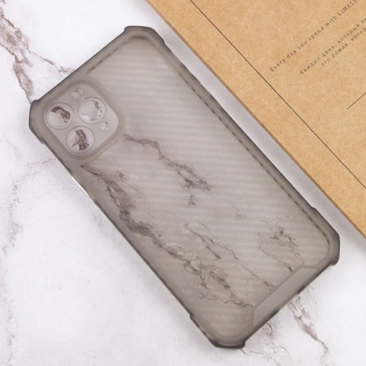 Чохол TPU Ease Carbon color series для Apple iPhone 11 Pro (5.8") Чорний / Прозорий - зображення 2 