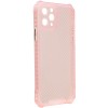 Чохол TPU Ease Carbon для Apple iPhone 11 Pro Max (6.5"") Рожевий / Прозорий