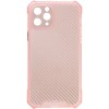 Чохол TPU Ease Carbon для Apple iPhone 11 Pro Max (6.5"") Рожевий / Прозорий