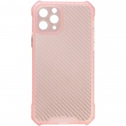 Чехол TPU Ease Carbon color series для Apple iPhone 11 Pro Max (6.5"") Розовый / Прозрачный