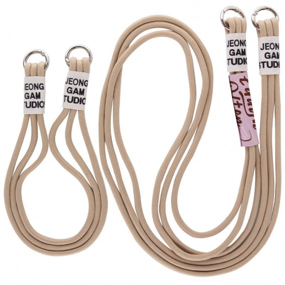 Чохол TPU two straps California для Apple iPhone 13 Pro Max (6.7"") Бежевий / Beige