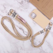 Чохол TPU two straps California для Apple iPhone 13 Pro Max (6.7"") Бежевий / Beige