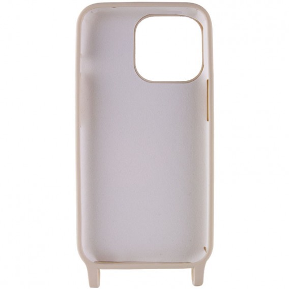 Чохол TPU two straps California для Apple iPhone 13 Pro Max (6.7"") Бежевий / Antigue White
