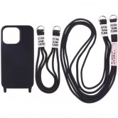 Чехол TPU two straps California для Apple iPhone 13 Pro (6.1 дюйма) Черный