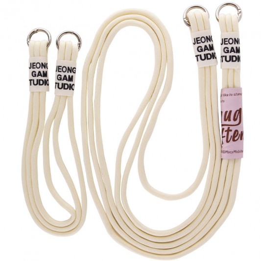 Чохол TPU two straps California для Apple iPhone 12 Pro / 12 (6.1") Бежевий / Antique White - зображення 7 