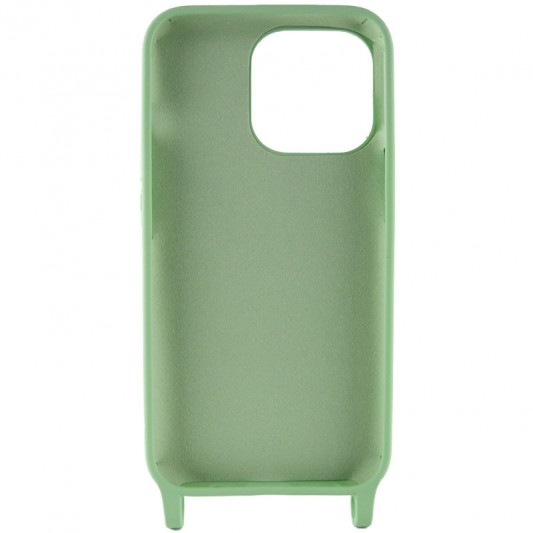 Чохол TPU two straps California для Apple iPhone 12 Pro / 12 (6.1") Зелений / Pistachio - зображення 3 
