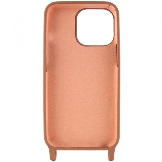 Чохол TPU two straps California для Apple iPhone 12 Pro / 12 (6.1") Коричневий - зображення 3 