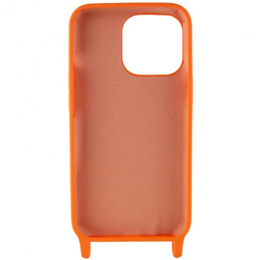 Чохол TPU two straps California для Apple iPhone 12 Pro / 12 (6.1") Помаранчевий - зображення 3 