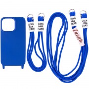 Чохол TPU two straps California для Apple iPhone 12 Pro / 12 (6.1"") Синій / Iris