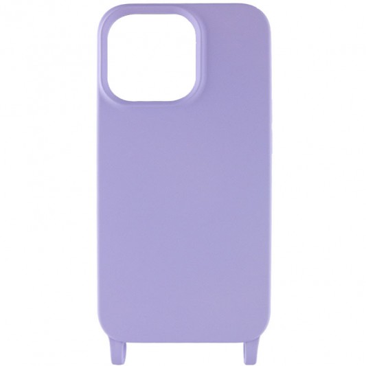 Чохол TPU two straps California для Apple iPhone 12 Pro / 12 (6.1") Бузковий - зображення 1 