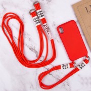 Чехол TPU two straps California для Apple iPhone XR (6.1"") Красный