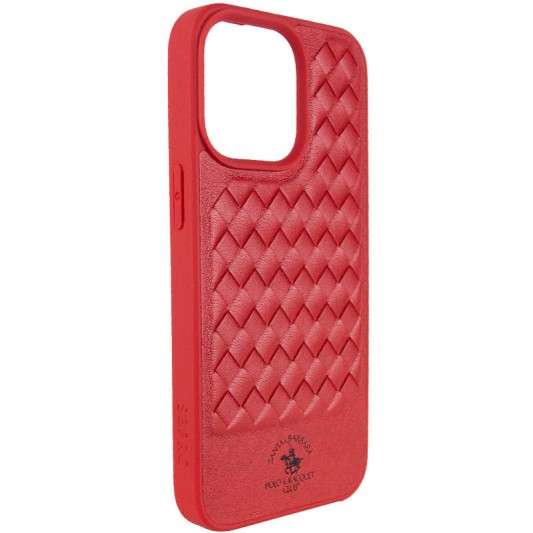 Шкіряний чохол Polo Santa Barbara для Apple iPhone 13 Pro Max (6.7") Red - зображення 3 