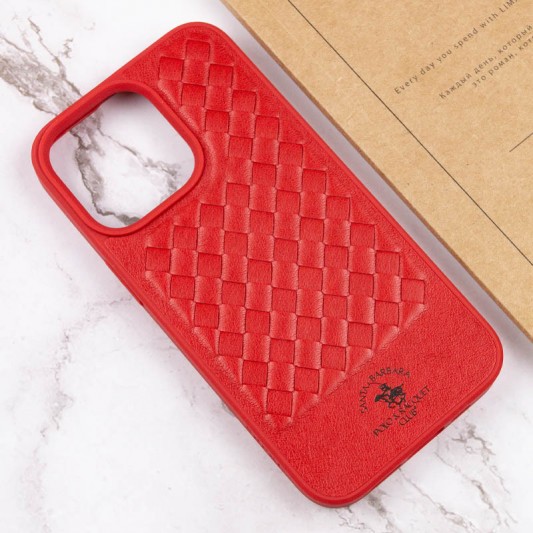 Шкіряний чохол Polo Santa Barbara для Apple iPhone 13 Pro Max (6.7") Red - зображення 9 